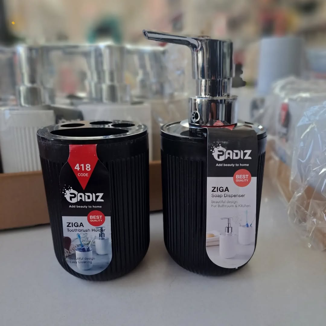 ست جا مایع و مسواکی